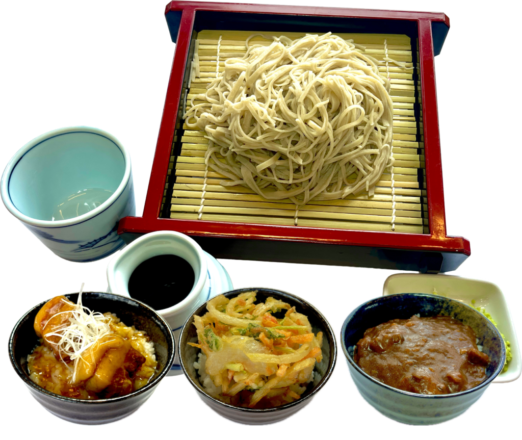 ざる蕎麦と 選べるミニ丼セット